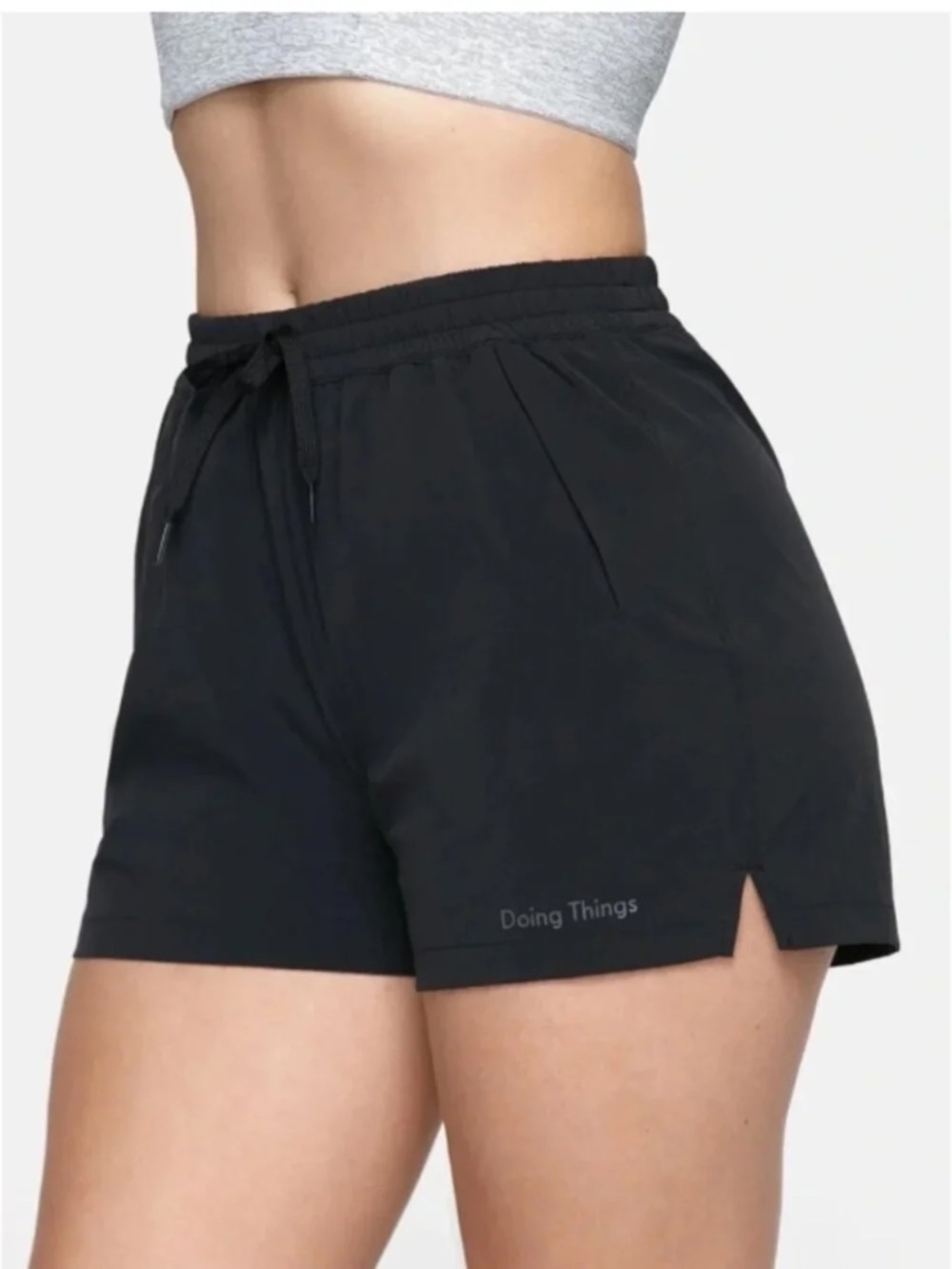 Outdoor Voices Doing Things Black Athletic Shorts size Small